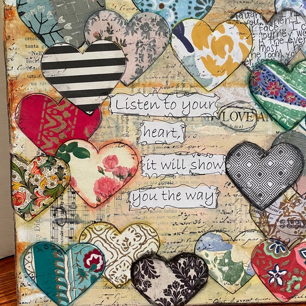 Mixed Media Art - Etsy