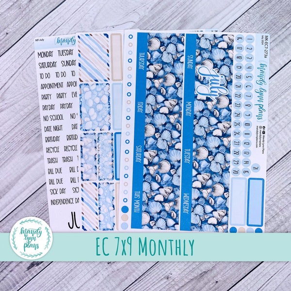 EC 7x9 July Monthly Kit || Seashells || MK-EC7-273