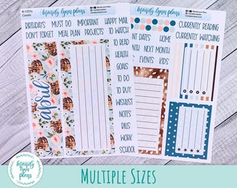 April Dashboard Kit || Hobonichi, Common Planner, Wonderland 222, Plans by Just Scribble || Fawn || 357