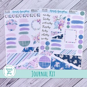 Romantisches Blumen Journal Kit || WK-J-248