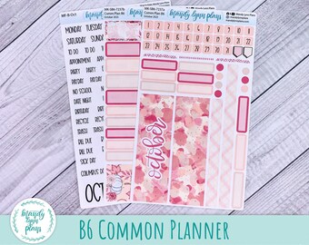 October 2023 B6 Common Planner Monthly Kit || Fall Blush || MK-SB6-7237