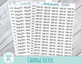 Change Filter Script Stickers: Planner Stickers, Hand Lettered (68)
