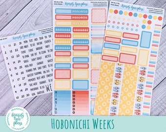 Hobonichi Weeks Weekly Sticker Kit || Sunshine || Removable Matte Stickers || WK-W-2178