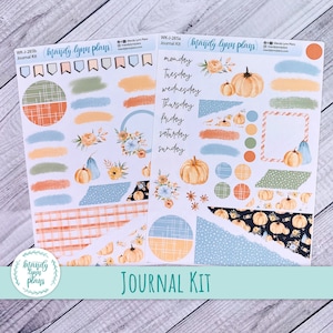 Kürbis Floral Journal Kit || WK-J-285
