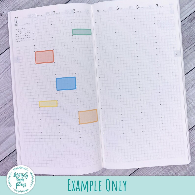 N1 Common Planner || Skinny Labels - Etsy