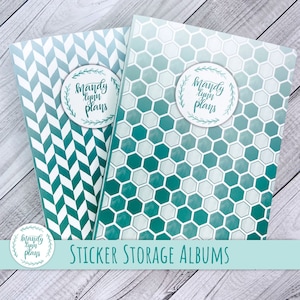 Sticker Albums || 5x7 and 4x7 || Hobonichi, Wonderland 222 Sticker Storage Solution
