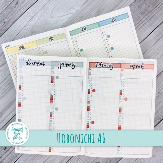 Hobonichi A6 Original A6 English Planner and A6 Day Free - Etsy