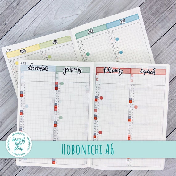 Buy Hobonichi A6 Original, A6 English Planner, and A6 Day Free