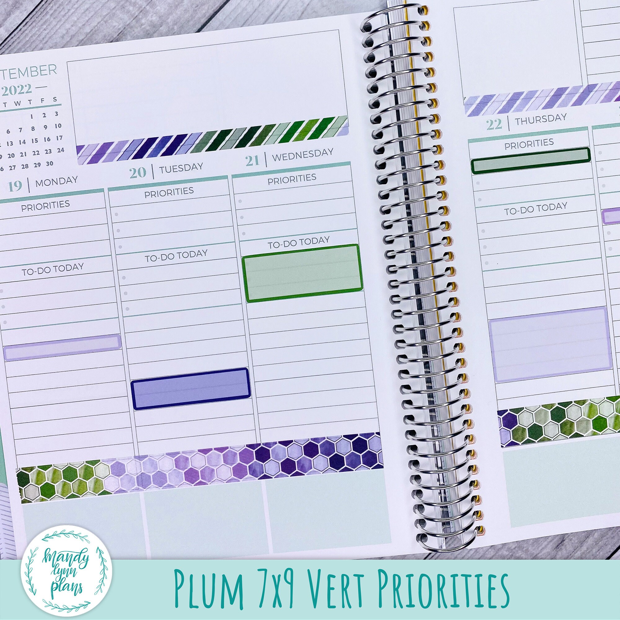 Plum Paper 7x9 Planner Labels: 3-line Removable Matte Stickers - Etsy