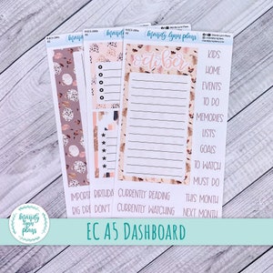 Oktober EC A5 Dashboard Kit || Blush und Gewürz || R-EC5-286