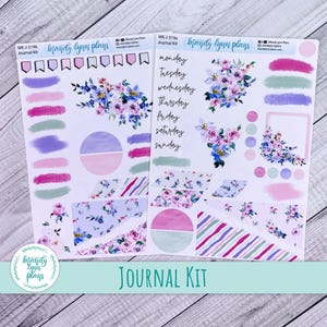 Aquarell Blüten Journal Kit || WK-J-319