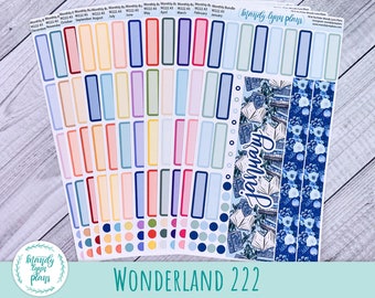 Whole Year Wonderland 222 A5, B6, A6 Monthly Kits || Dated or Undated || 2023