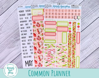 May 2024 Common Planner Monthly Kit || Strawberry Patch || 264