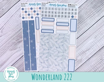 Any Month Wonderland 222 Monthly Kit || A5, B6, A6 || Stay Warm || Removable Matte Stickers || 200