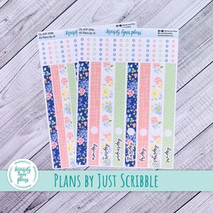 A5 Pläne von Just Scribble Daily Kit || Frühlingsgenuss || DL-A5P-304