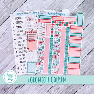 Merry & Bright Hobonichi Cousin A5 Planner Sticker Kit