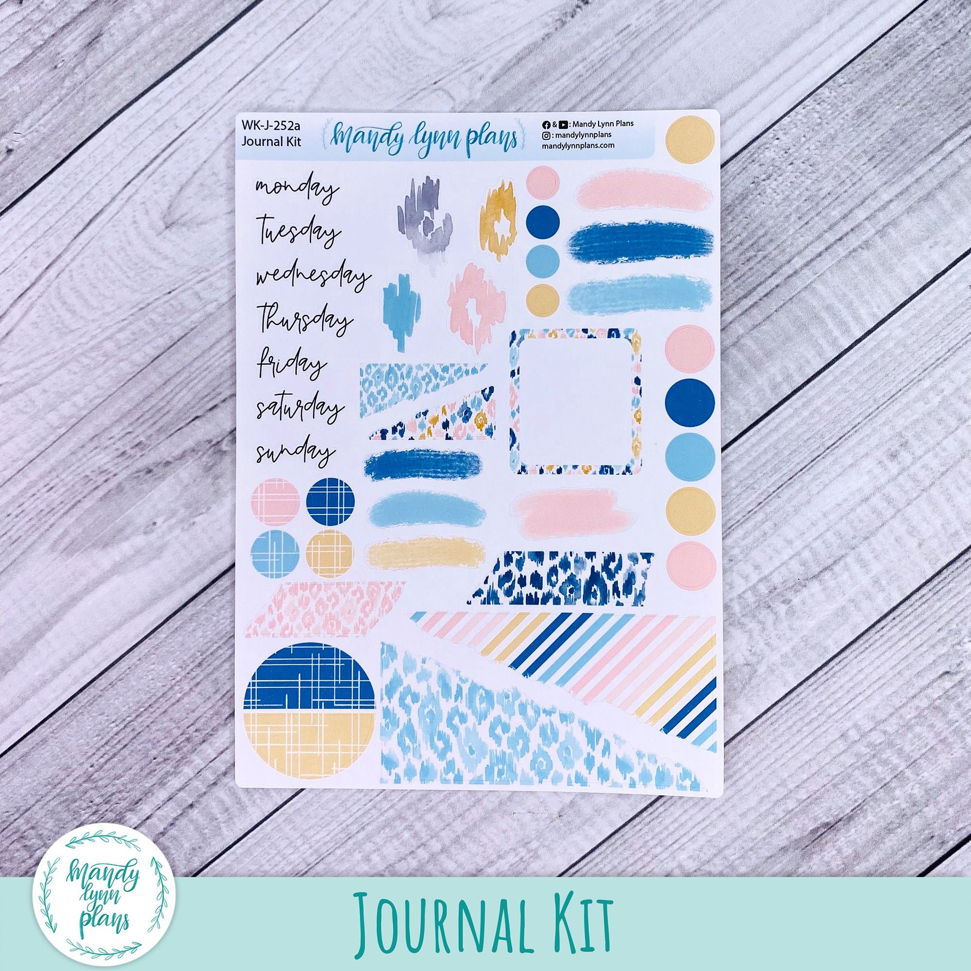 Leopard Print Journal Kit || WK-J-252 - Etsy Leopard Print Journal Kit || WK-J-252 - Etsy
