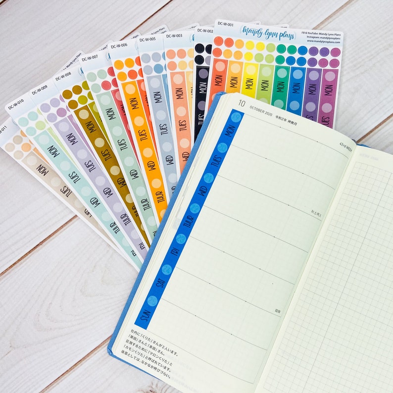 Hobonichi Weeks Date Covers Various Colors Removable | Etsy