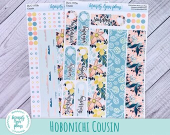 Hobonichi Cousin Daily Page Sticker Kit || Tropical Paradise || Hand Lettered || Removable Matte Stickers || DL-C-1175