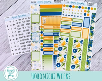 Hobonichi Weeks Weekly Sticker Kit || In the Garden || Removable White Matte Stickers || WK-W-2216