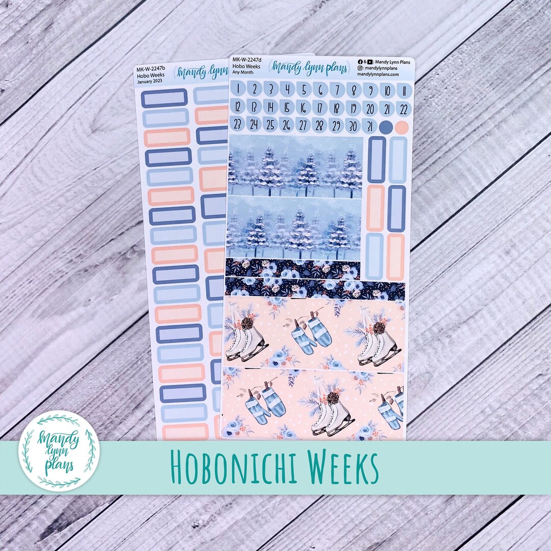 Any Month Hobonichi Weeks Monthly Kit Cozy Winter MK-W-2247 - Etsy UK