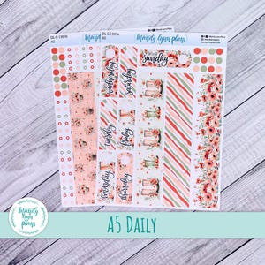 A5 tägliches Kit || Rote Mohnblumen || DL-C-1301
