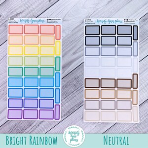 N1 Common Planner || Large Labels - Etsy