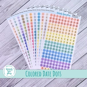 Multicolor Matte Dot Stickers by Recollections™