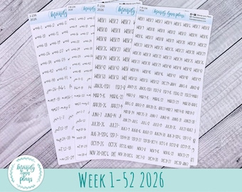 Semana 1-52 Guiones anuales 2026 // Inicio el lunes