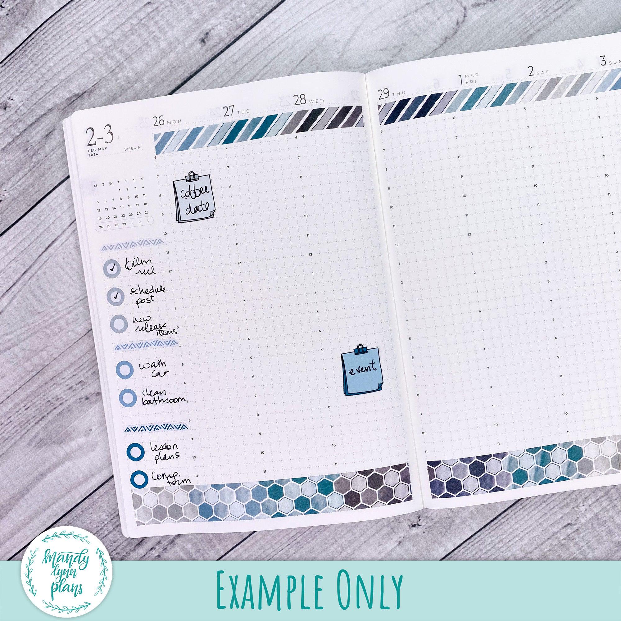 Colored Binder Clip Note Doodles - Etsy