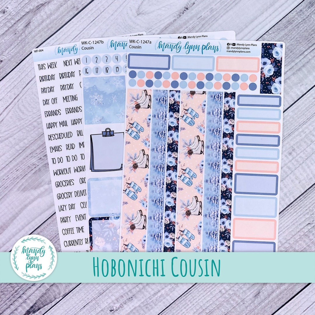 Hobonichi Cousin Weekly Kit || Cozy Winter || WK-C-1247 - Etsy