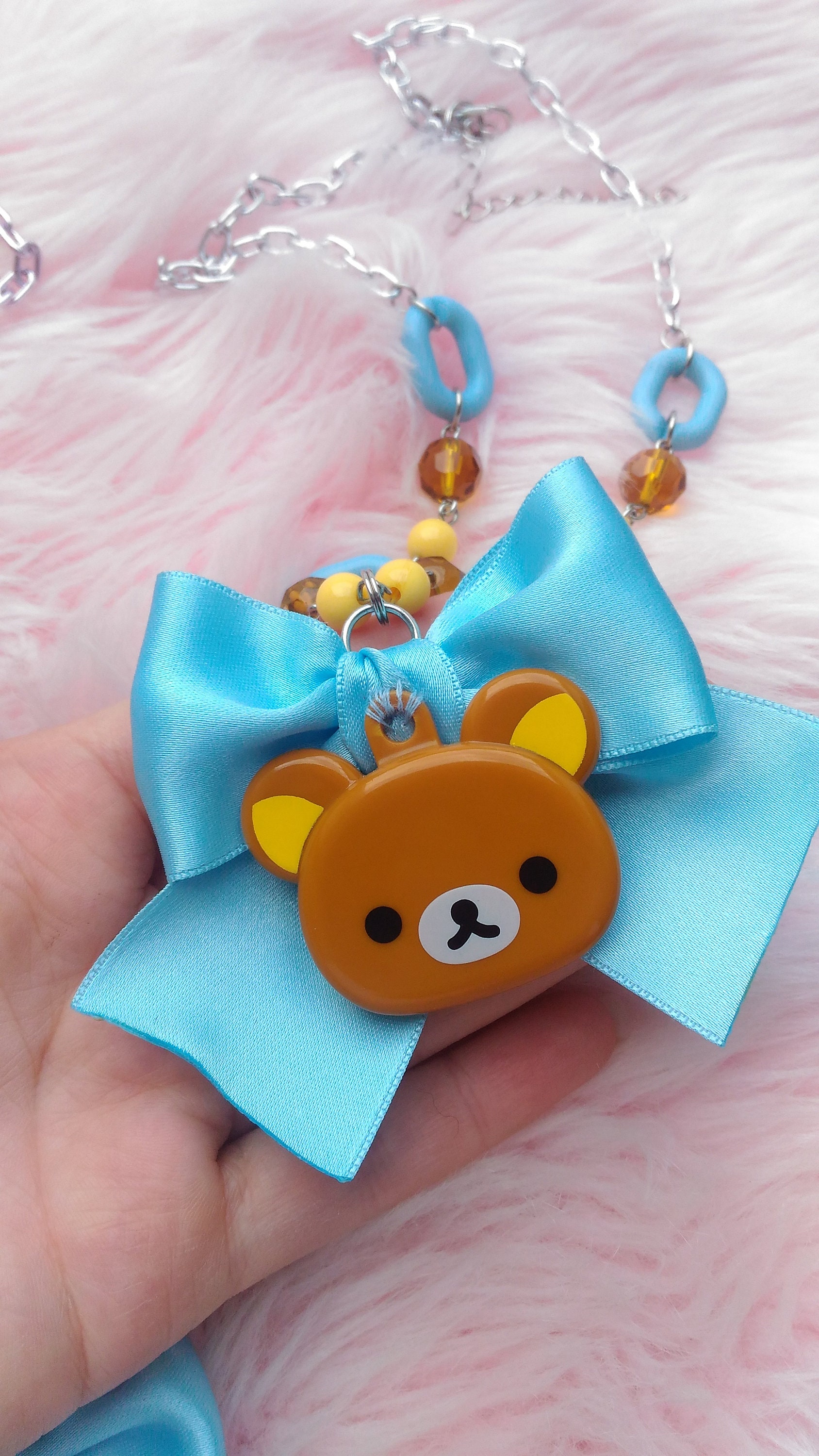 Collier Necklace Kawaii Characters Etsy