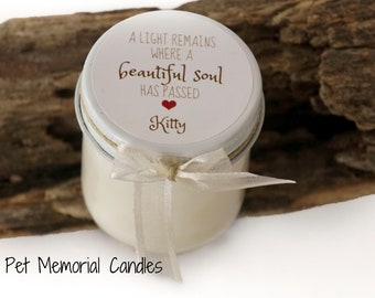 cat memorial candle