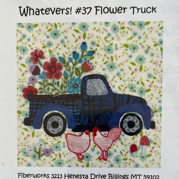 Laura Heine Whatevers! #37 Flower Truck Pattern