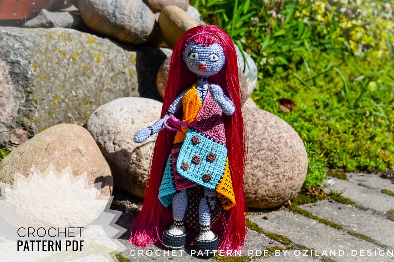 Sally Finklestein doll Crochet Pattern  PDF Crochet doll DIY image 1