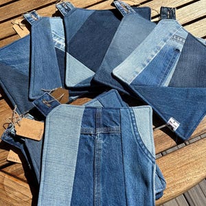 Pot holders- up cycled denim