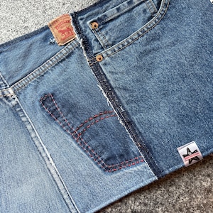 Journal cover -custom size up cycled denim  made to fit your book or journal