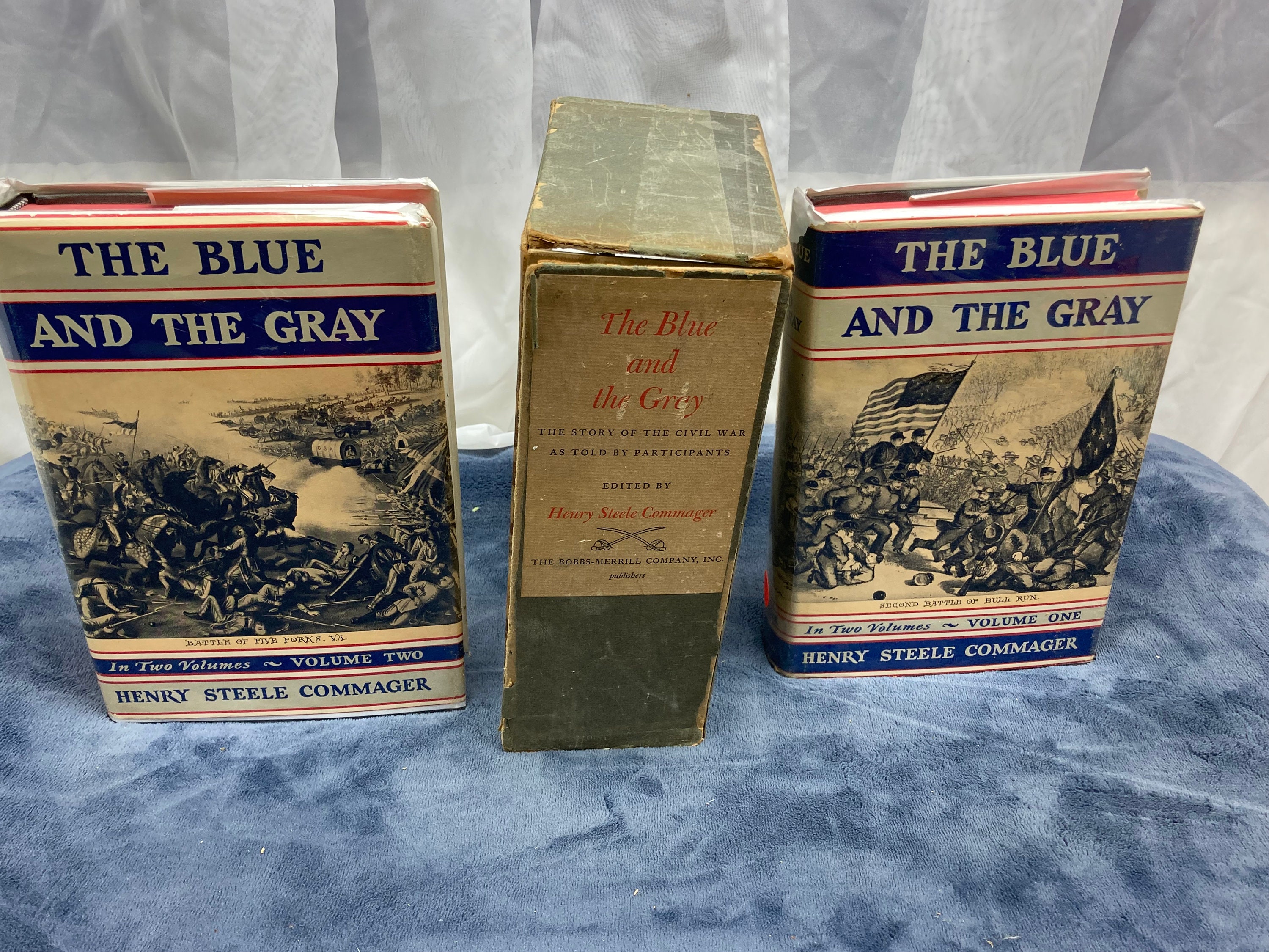 Vintage the Blue and the Gray Story Civil War Henry Steele Commager 2
