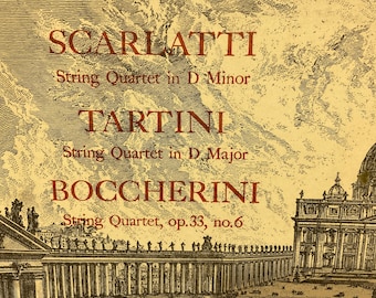 Scarlatti, Tartini, Boccherini-The New Music Quartett. Bartok Schallplatten Vintage Klassik Musik Vinyl Exzellent