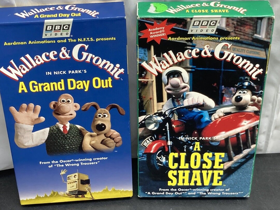 Vintage BBC Wallace & Gromit Vhs Video Tape Lot Kids Children Family Etsy