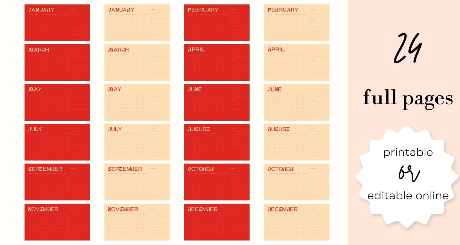 funky-wall-art-calendar-retro-planner-pages-printable-etsy