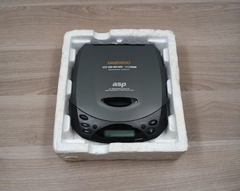 Klasyczny przenośny odtwarzacz CD Daewoo CD-102 Discman – zabytkowy, retro, przenośny, kompaktowy odtwarzacz