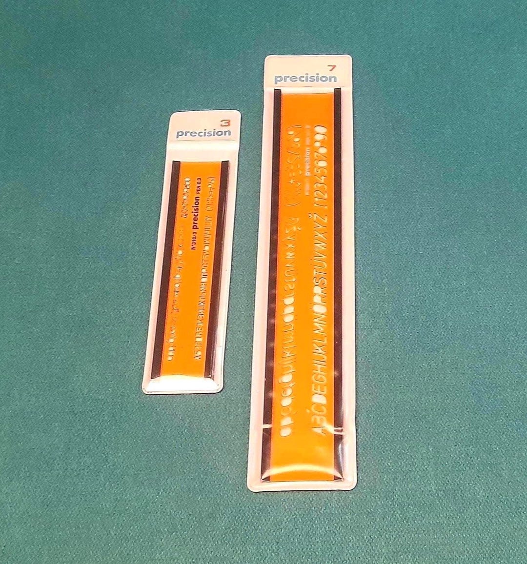 Vintage Precision Technical Lettering Stencils for Pencil 0.3 & 0.7-lot ...