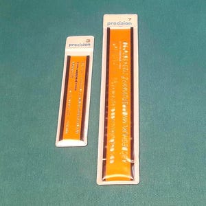 Vintage precisie technische belettering stencils voor potlood, 0,3 en 0,7-lot van 2 stuks-stencils voor versnelde belettering-architecturale tekenhulpmiddelen