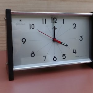 Antique Big Analog Chinese Alarm Clock-brand Golden Cock-Vintage retro mechanical desk alarm clock-collectible clock 60s-fully working