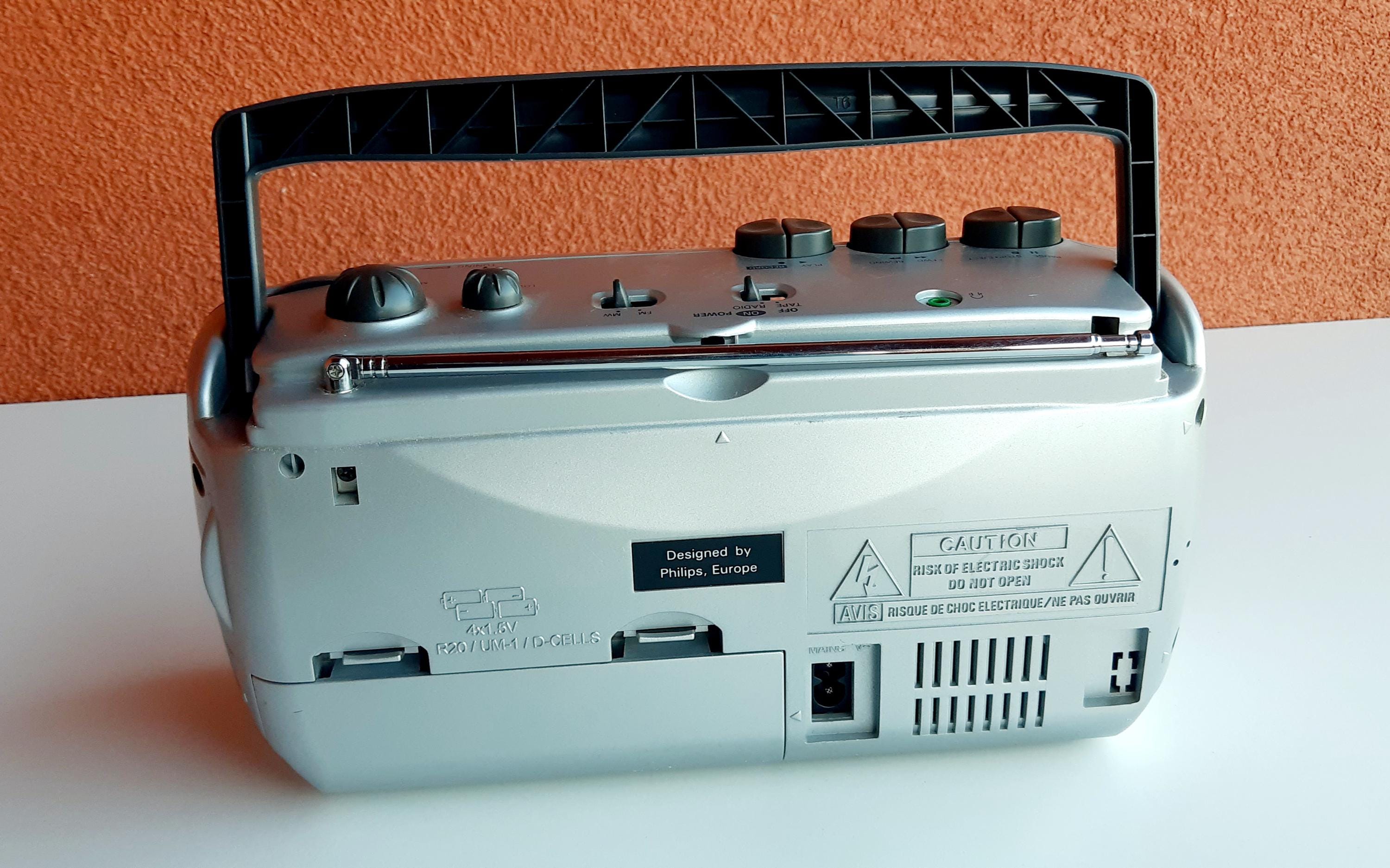 Vintage Philips AQ4150 Radio Cassette Recorder - Portable Boombox Vintage Philips AQ4150 Radio Cassette Recorder - Portable Boombox