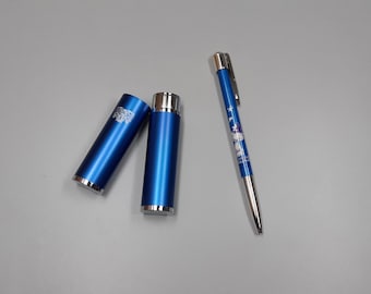 Snoopy Ballpoint Pen-Blue Silver Pen MP5808-Snoopy & His Friends From the World Famous