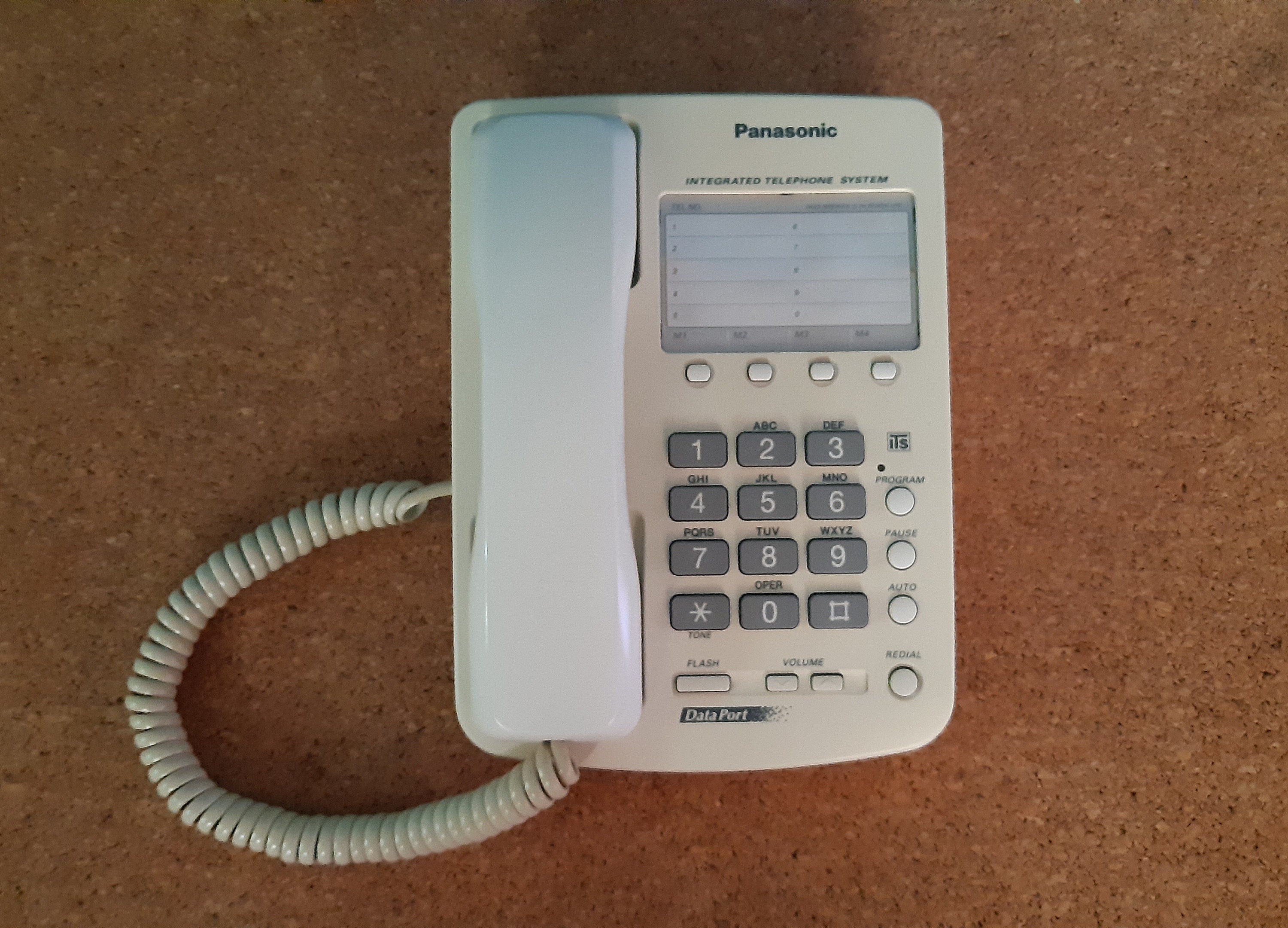 Panasonic Single Line Phone Model No. Kx-ts10mx-w-data Port Panasonic Single Line Phone Model No. Kx-ts10mx-w-data Port