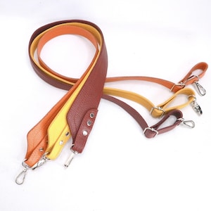 Leather crossbody bag strap