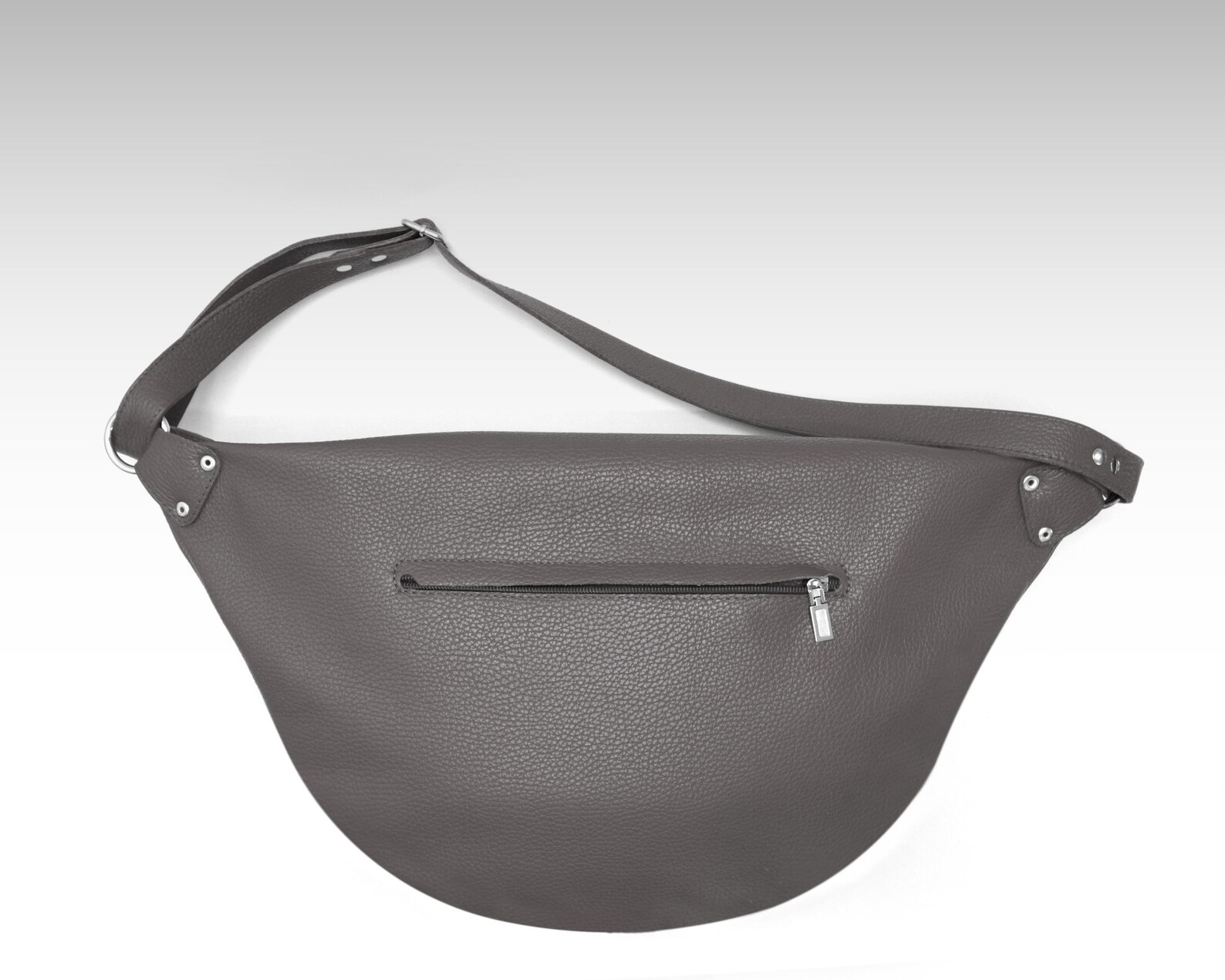 Large Leather Sling Bag Women Soft Leather Fanny Pack Etsy